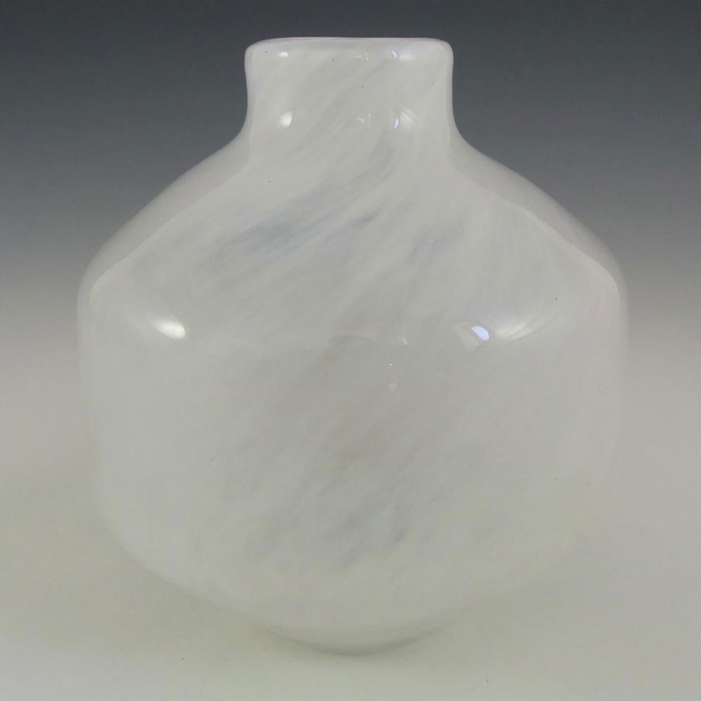 (image for) Wedgwood/Stennett-Willson White Opal Glass Vase - Marked - Click Image to Close