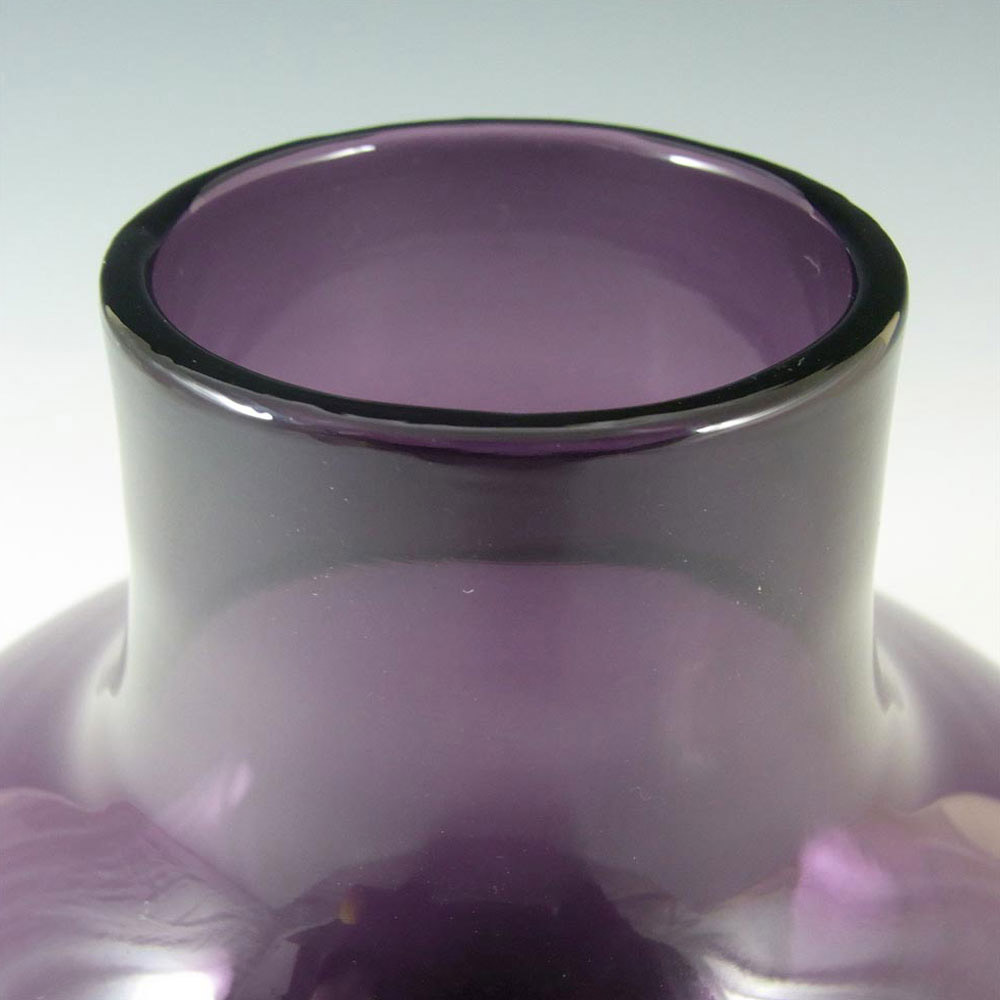 (image for) Whitefriars #9599 Baxter Purple / Amethyst Soda Glass Vase - Click Image to Close