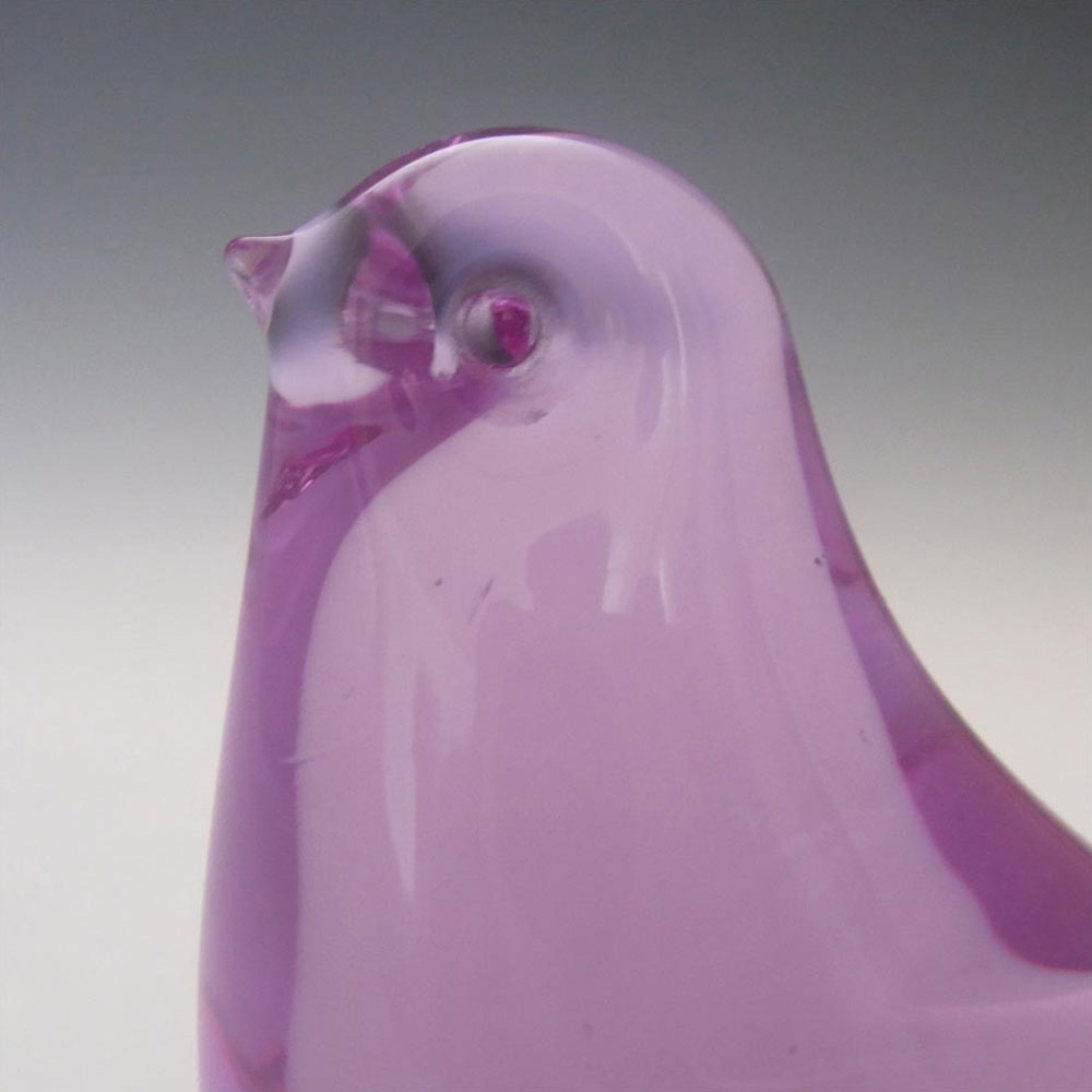 FM Konstglas/Ronneby Neodymium Glass Bird - Labelled - Click Image to Close
