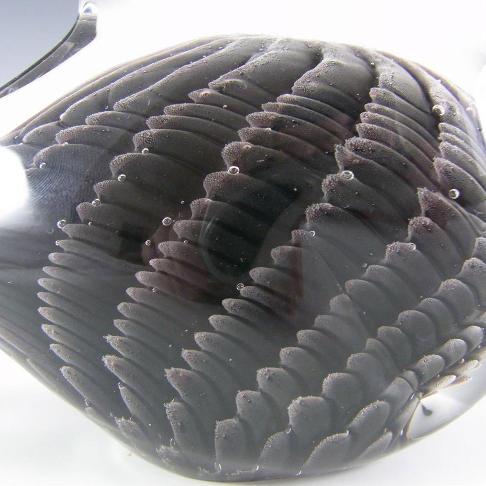 (image for) FM Konstglas / Marcolin Fumato Glass Fish - Signed - Click Image to Close