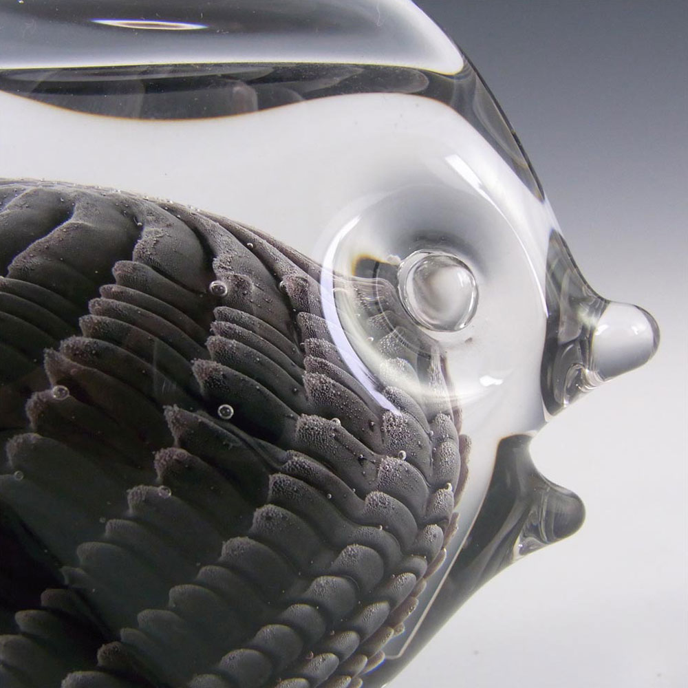(image for) FM Konstglas / Marcolin Fumato Glass Fish - Signed - Click Image to Close