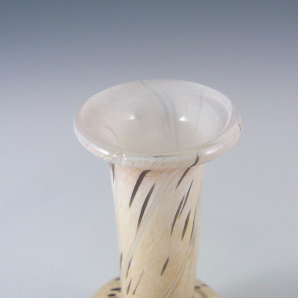 Gozo Maltese Glass 'Seashell' Vase - Labelled - Click Image to Close