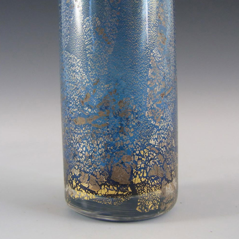 (image for) Isle of Wight Studio / Harris 'Azurene Azure' Glass Cylinder Vase - Click Image to Close