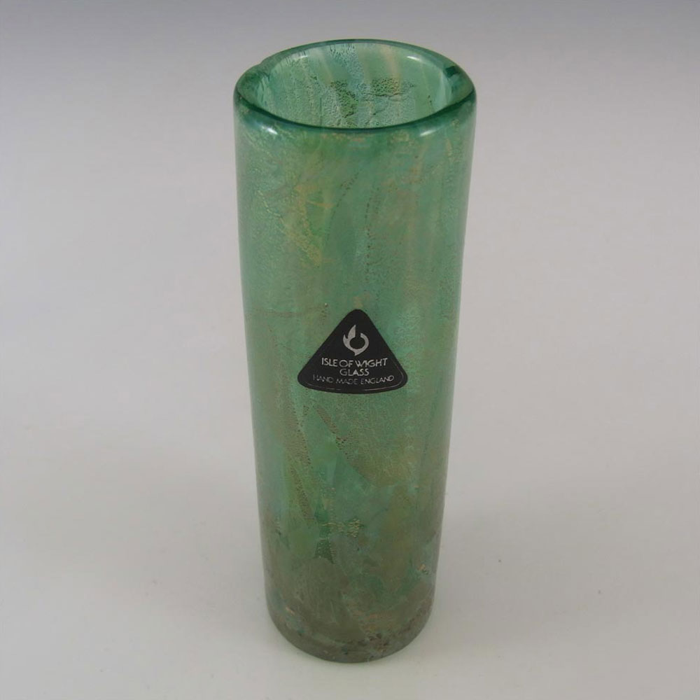 (image for) Isle of Wight Studio/Harris 'Azurene Green' Glass Vase - Click Image to Close