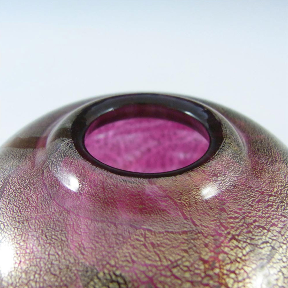 (image for) Isle of Wight Studio/Harris 'Azurene Pink' Glass Vase #5 - Click Image to Close