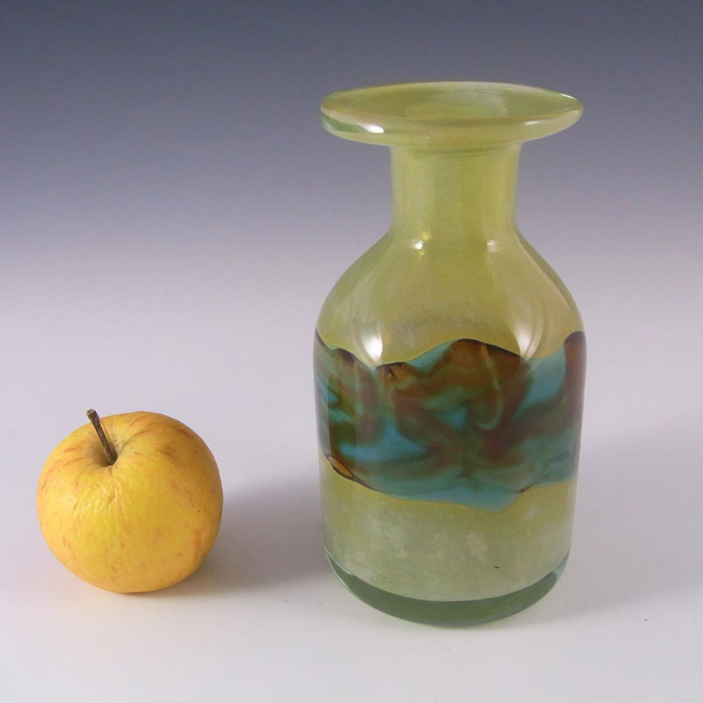 (image for) Mdina 'Strata' Maltese Glass Vase - Signed - Click Image to Close