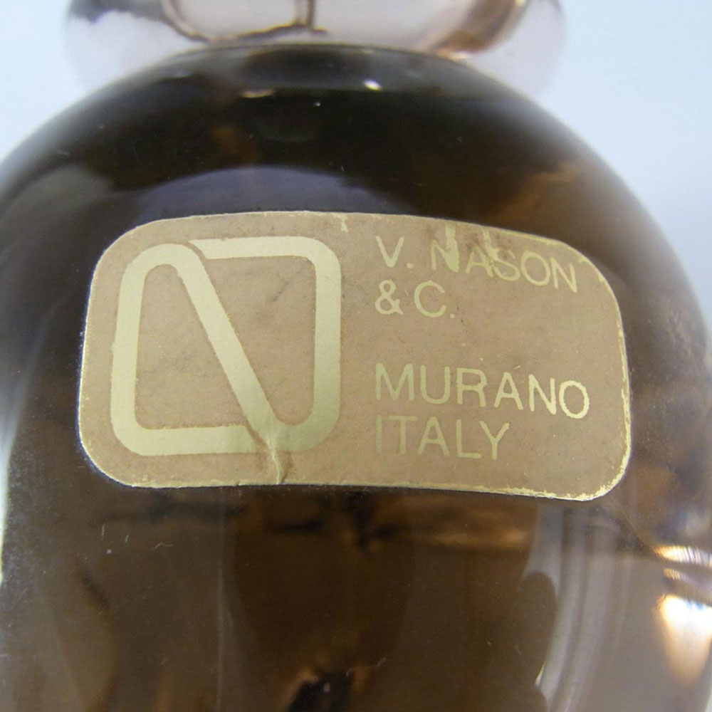 V. Nason & Co Murano Amber Glass Tortoise Sculpture - Signed - Click Image to Close
