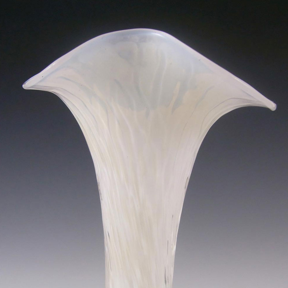 (image for) Kralik Art Nouveau 1900's Iridescent Mother-of-Pearl Glass Vase #2 - Click Image to Close