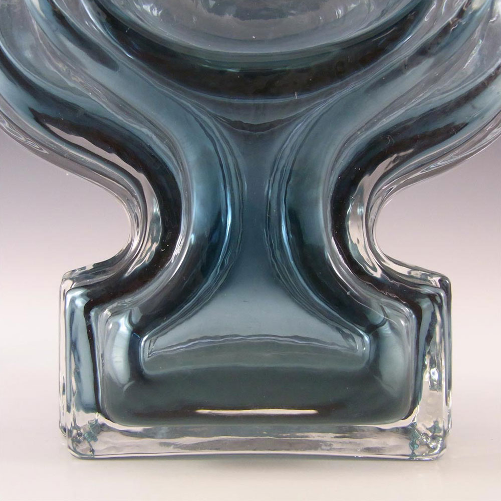(image for) Riihimaki #1310 Riihimaen Blue Glass Helena Tynell 'Emma' Vase - Click Image to Close