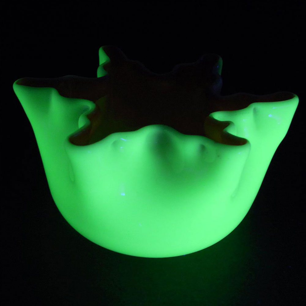 (image for) Welz Victorian Uranium Custard Glass Pink & Ivory Cased Bowl - Click Image to Close