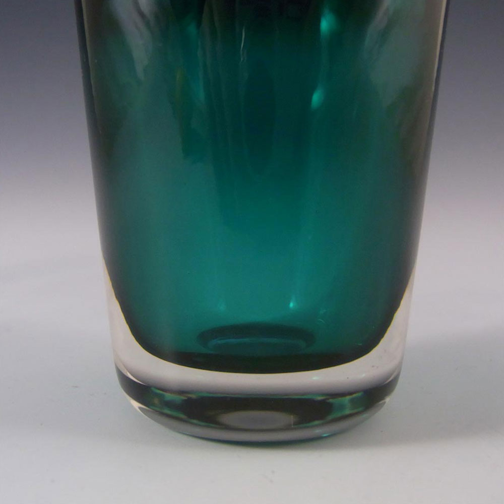 Whitefriars #9584 Baxter Green Glass Flared Vase - Click Image to Close