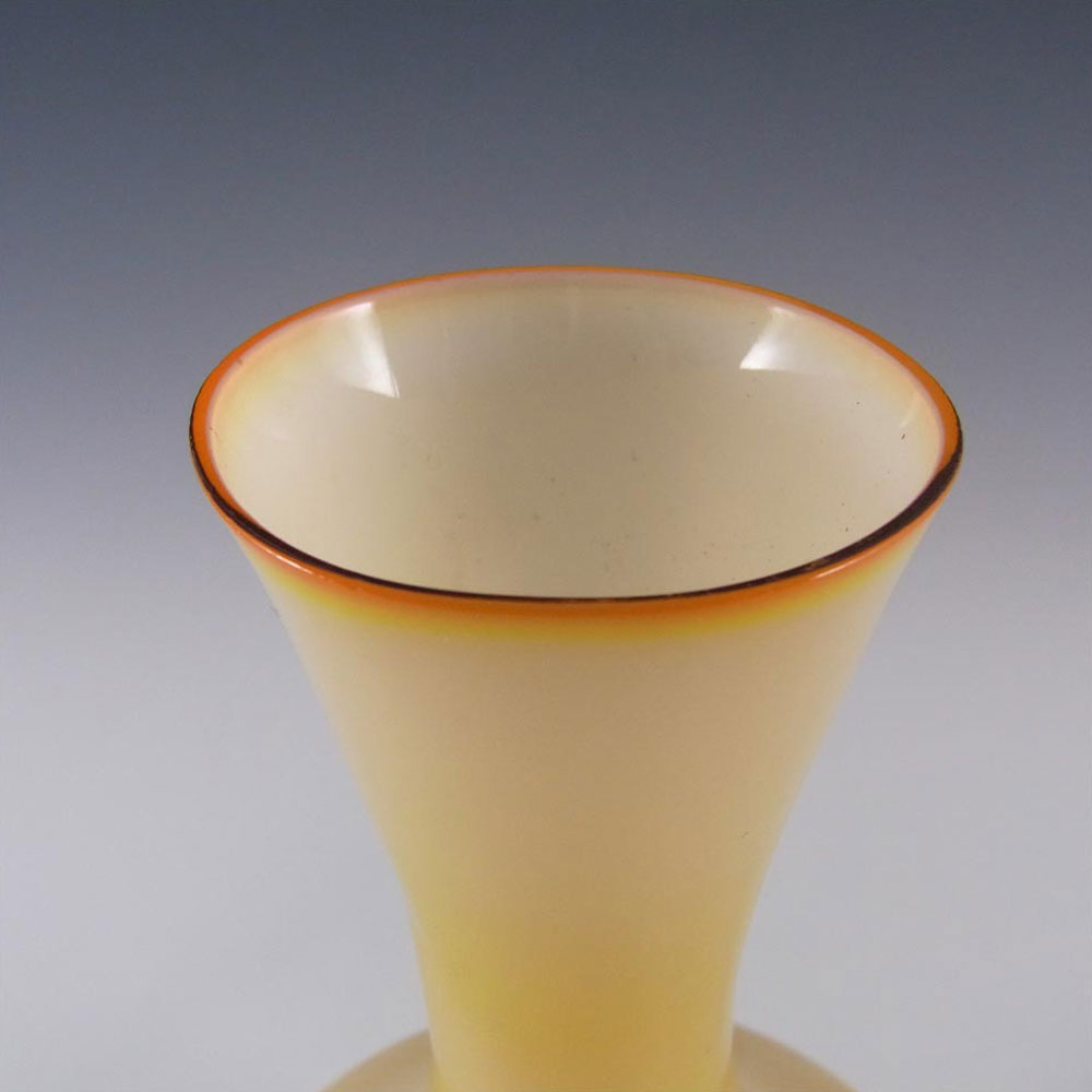 (image for) Lindshammar / JC 1970's Swedish Caramel Cased Glass Vase - Click Image to Close