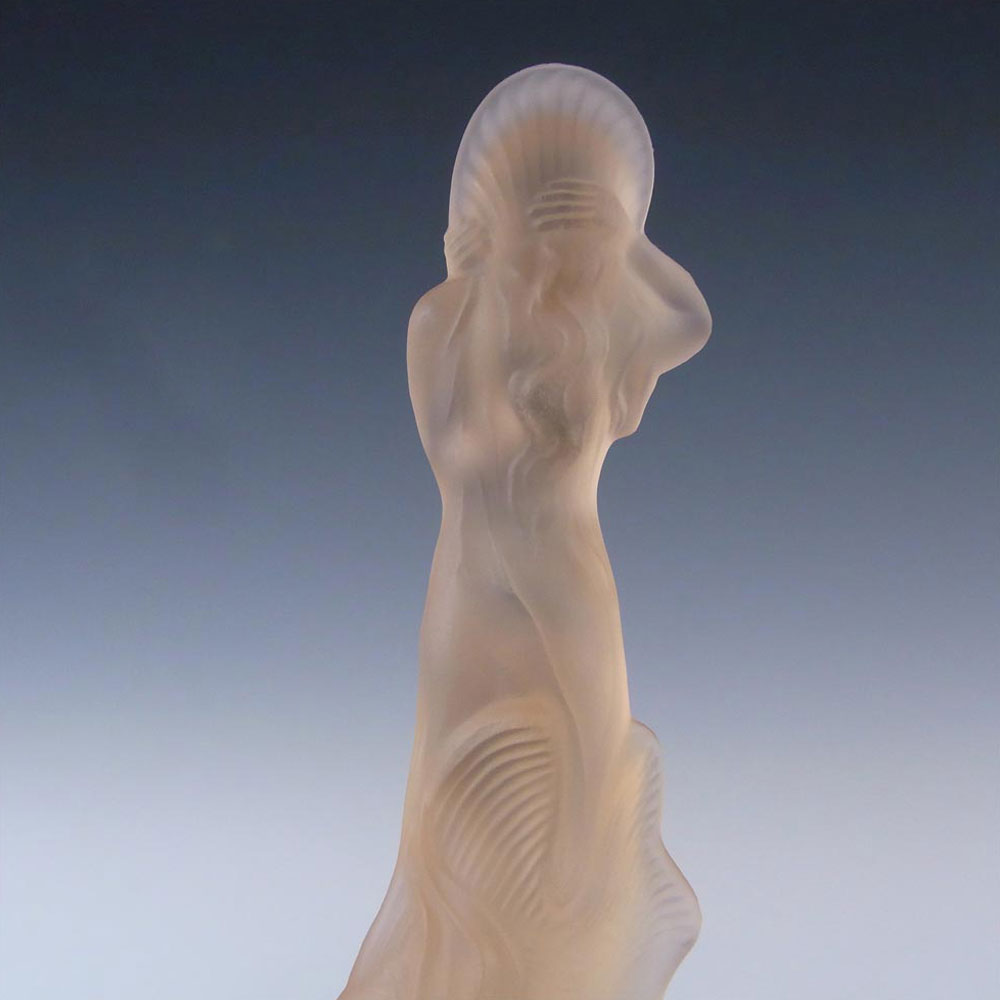 (image for) Walther Art Deco Pink Glass Arabella Nude Lady Figurine - Click Image to Close
