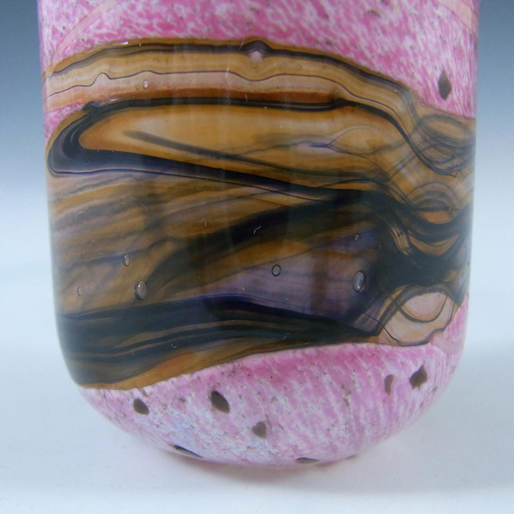 (image for) Gozo Maltese Glass 'Seashell' Vase - Signed + Labelled #2 - Click Image to Close