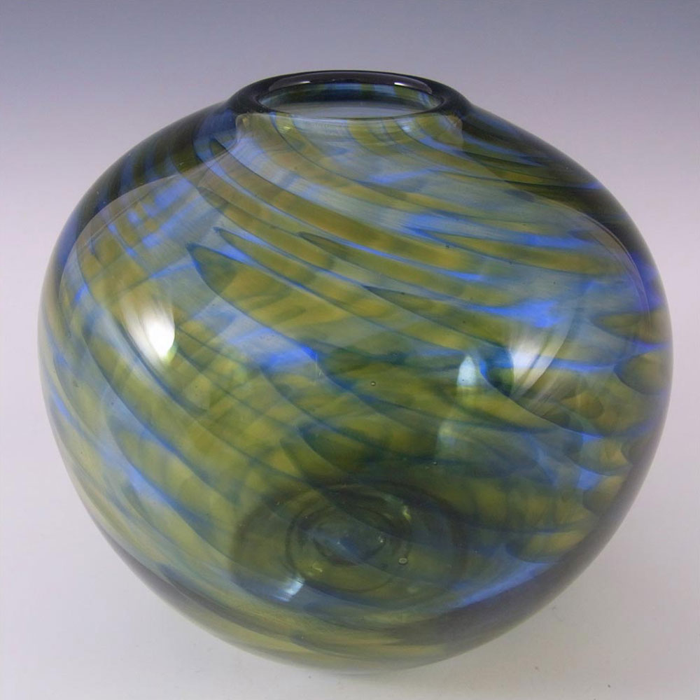 (image for) Kerry Glass / Michael Harris 'Peat' Globe Vase - Marked - Click Image to Close
