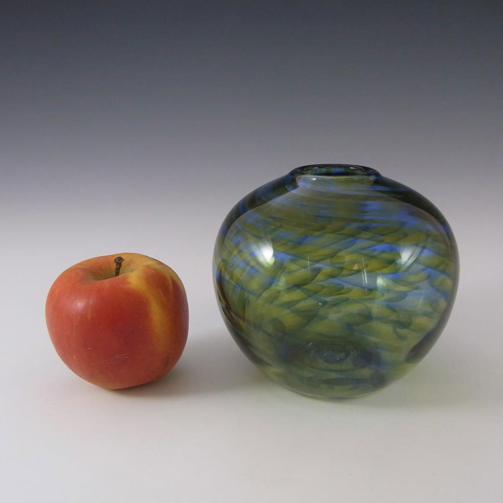 (image for) Kerry Glass / Michael Harris 'Peat' Globe Vase - Marked - Click Image to Close