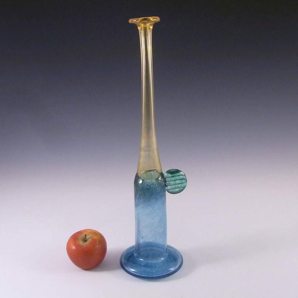 SIGNED Kosta Boda Glass Vase - Bertil Vallien #48175 - Click Image to Close