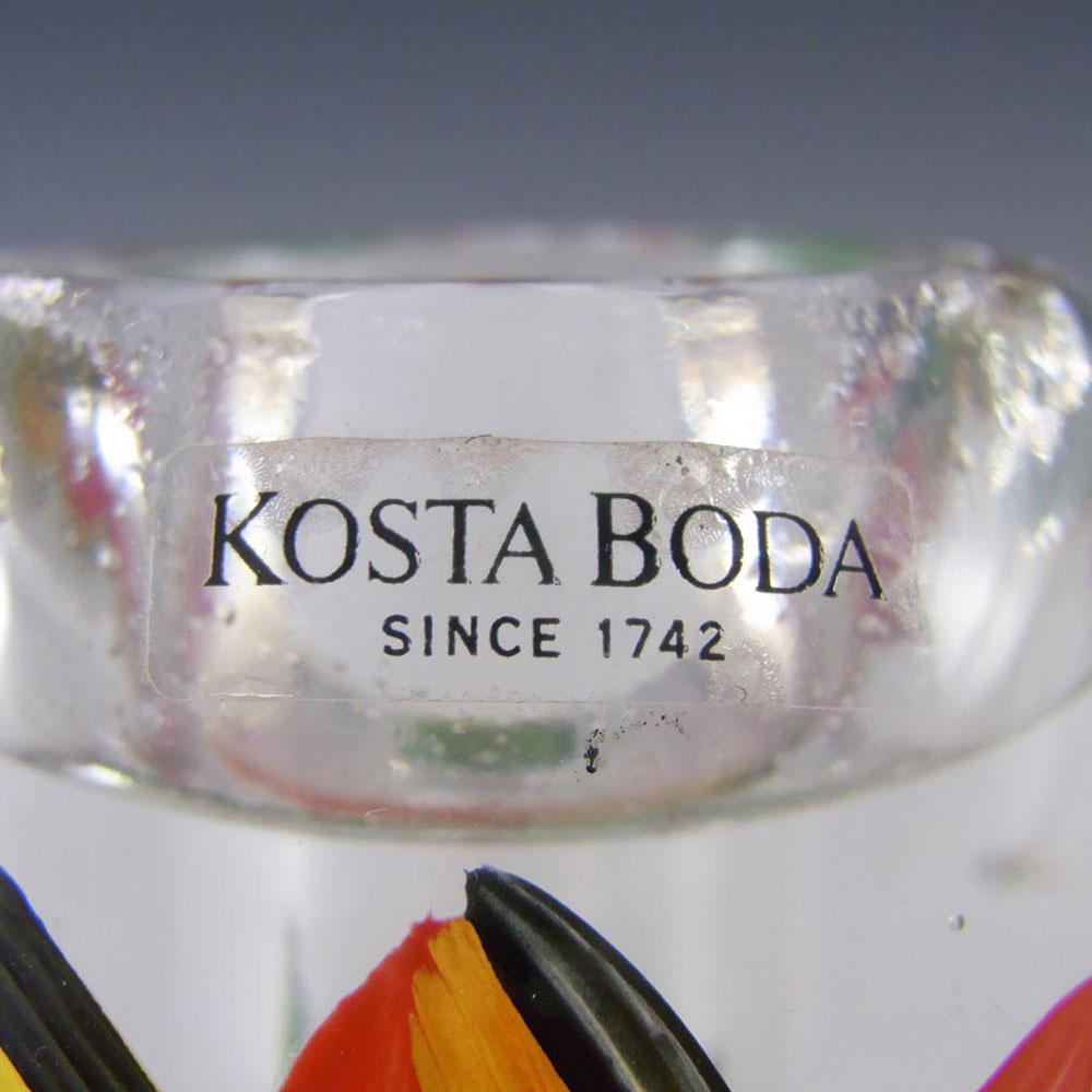 (image for) Kosta Boda Glass 'Tulipa' Candle Votive- Ulrica Hydman-Vallien - Click Image to Close