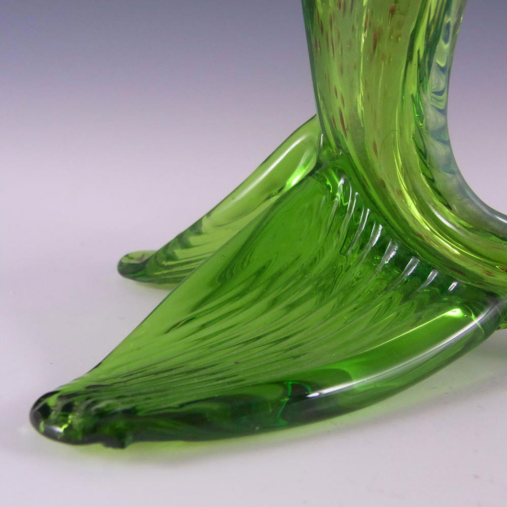 (image for) Kralik Art Nouveau 1900's Opalescent Floriform Glass Vase - Click Image to Close