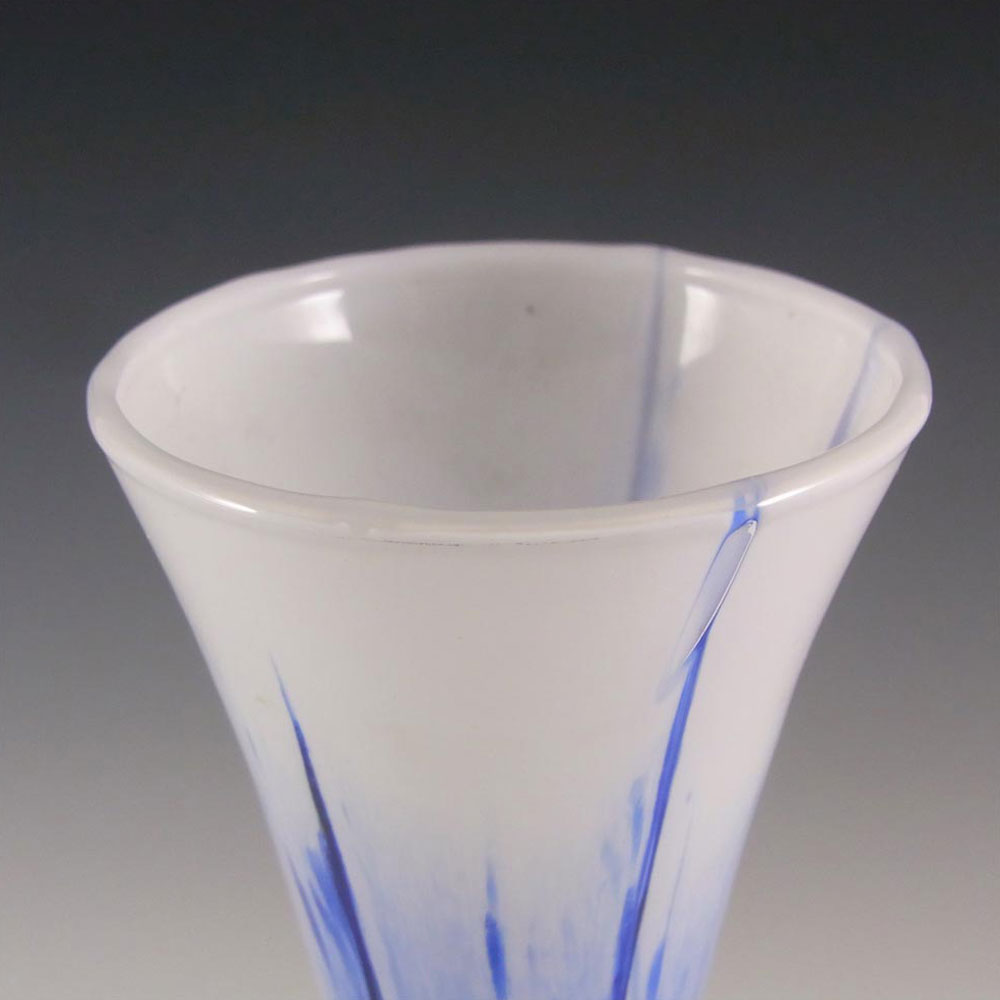 (image for) Vetreria Artigiana Sanminiatello Italian Empoli Marbled Glass Vase - Click Image to Close