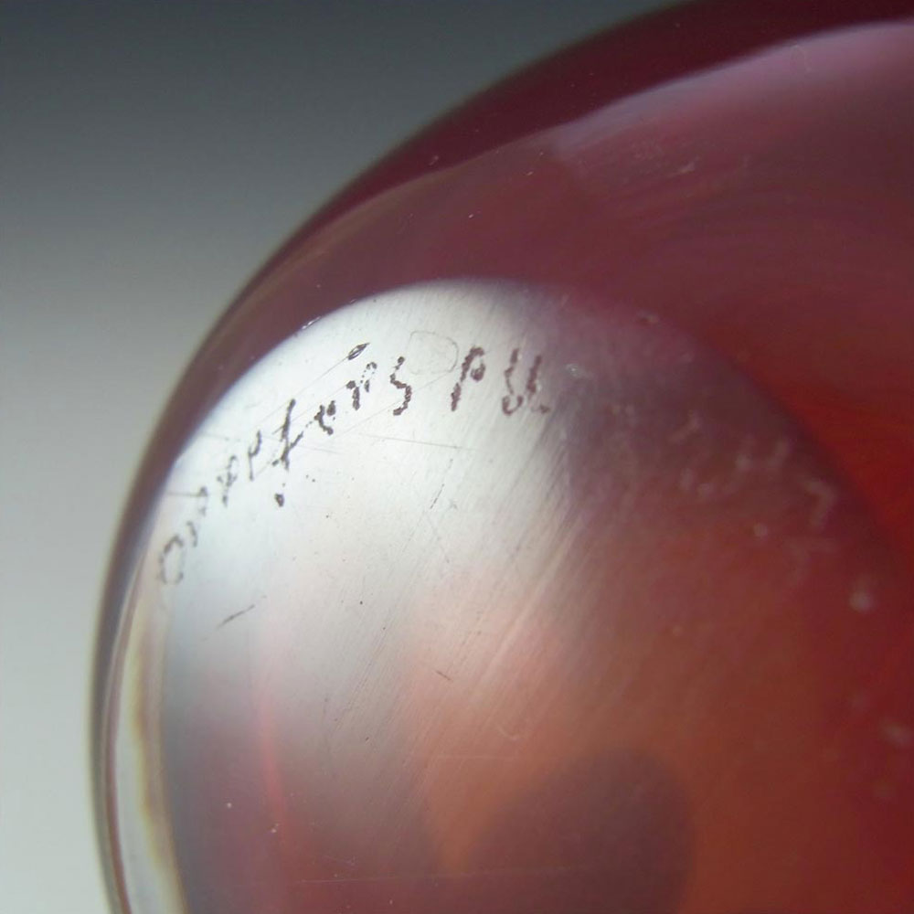 (image for) Orrefors Sven Palmqvist Glass Bowl - Signed PU 3272 - Click Image to Close