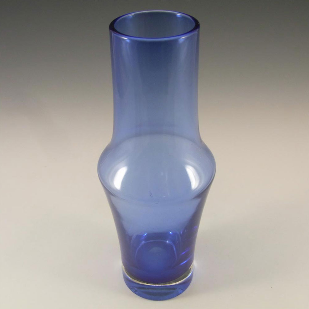 (image for) Riihimaki #1376 Riihimaen Tamara Aladin Blue Glass Vase - Click Image to Close