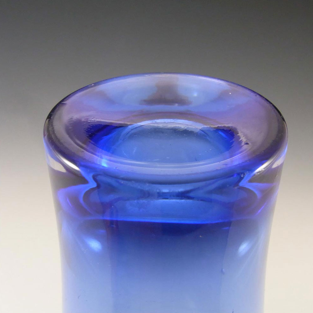 (image for) Riihimaki #1376 Riihimaen Tamara Aladin Blue Glass Vase - Click Image to Close