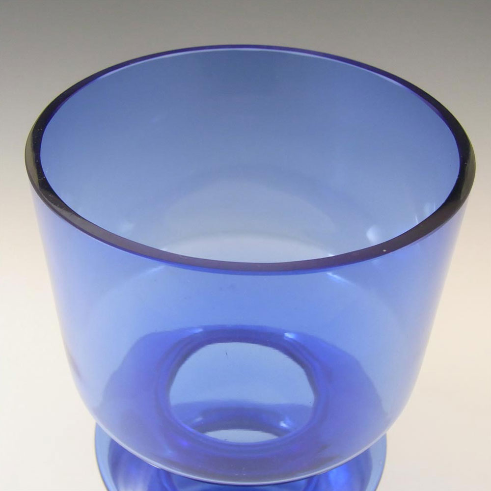 Riihimaki #1472 Riihimaen Tamara Aladin Blue Glass Vase - Click Image to Close