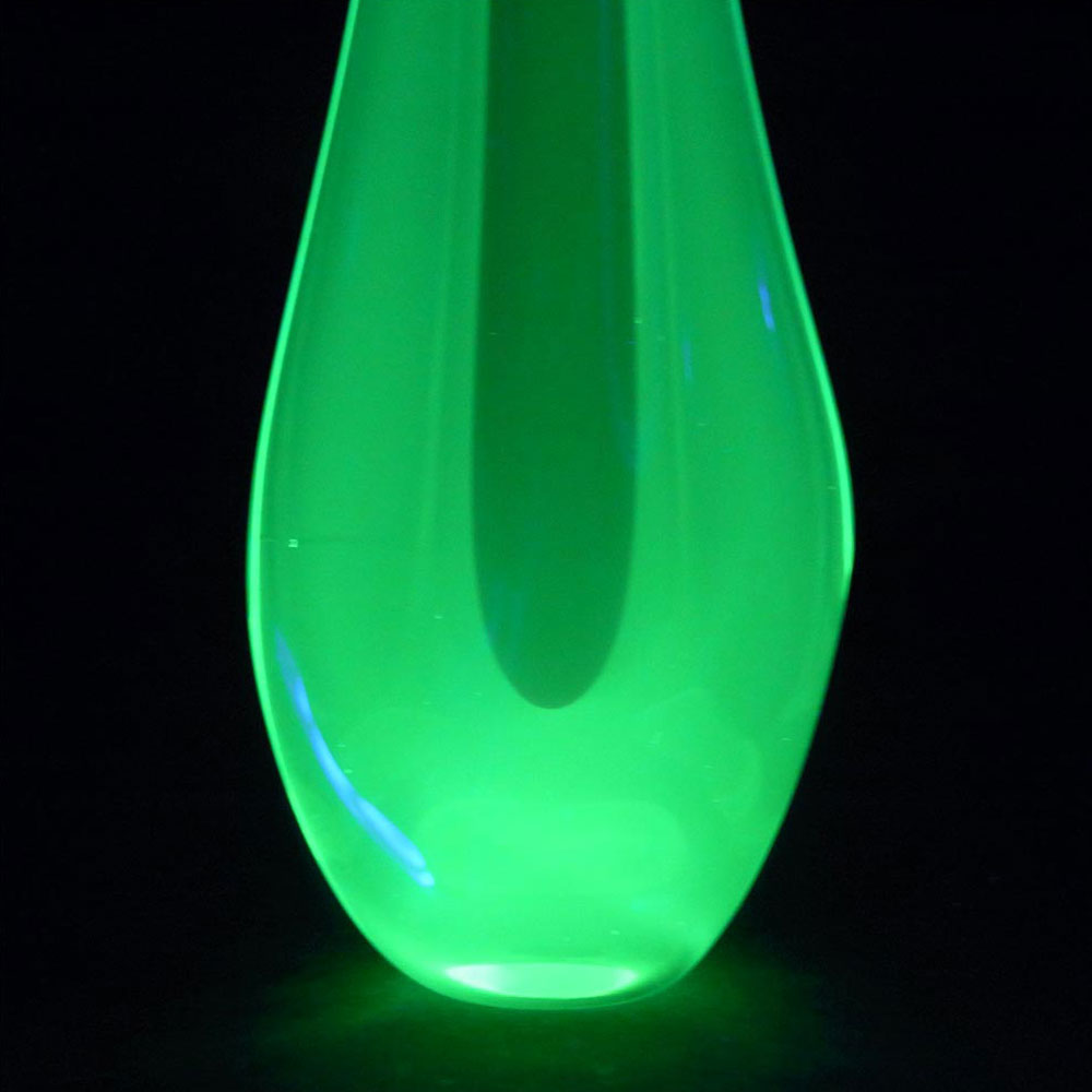 Galliano Ferro Murano Sommerso Purple & Uranium Glass Stem Vase - Click Image to Close