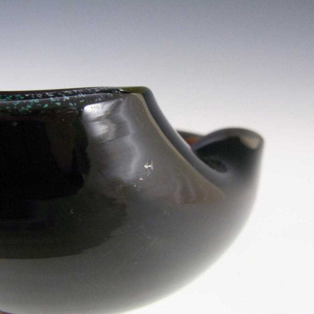 (image for) Vetro Artistico Veneziano Murano Glass Silver Leaf Bowl - Click Image to Close