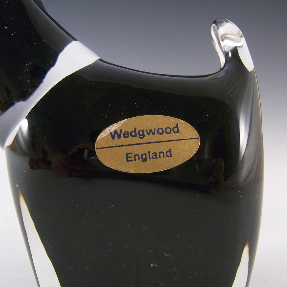 Wedgwood Black Glass Scottie Dog / Terrier Paperweight SG418 - Click Image to Close