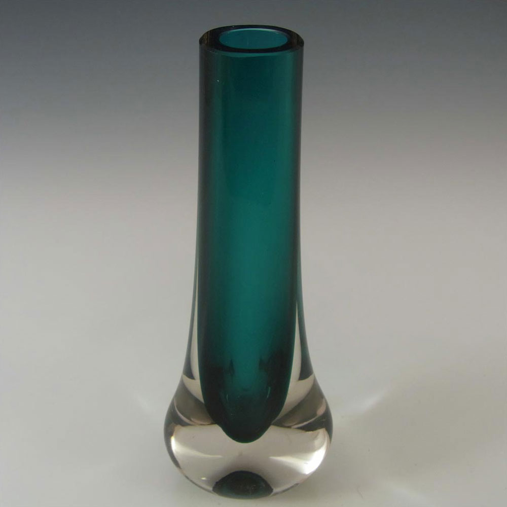 (image for) Whitefriars #9571 Green Glass Teardrop Vase - Click Image to Close