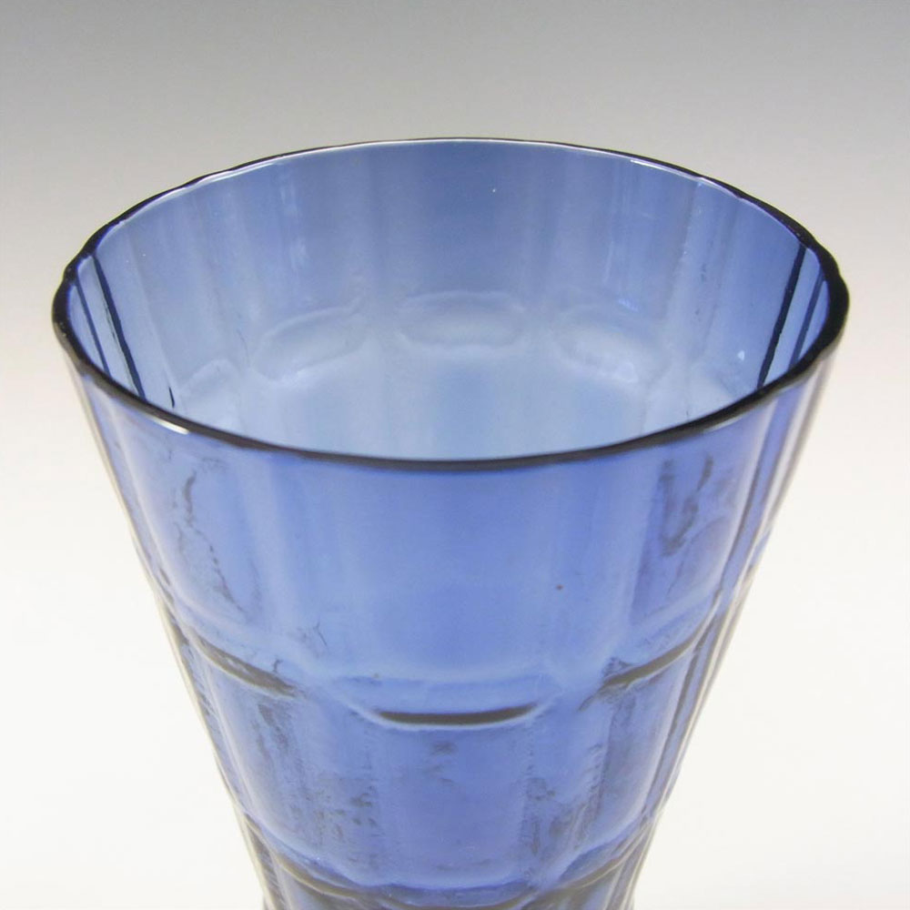 (image for) Alsterfors #AV422 Swedish / Scandinavian Blue Glass Vase - Click Image to Close