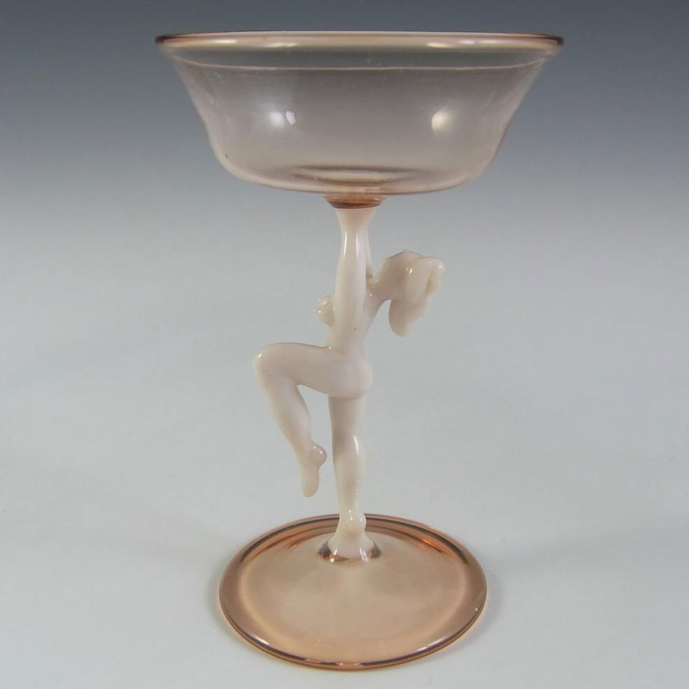 (image for) Vintage 1930's Art Deco Nude Lady Spirit Glass - Click Image to Close