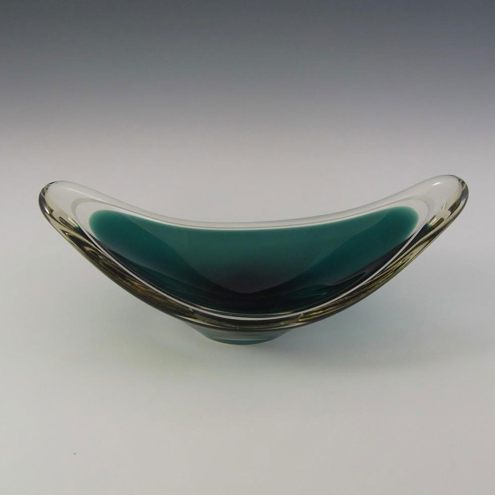 (image for) SIGNED Flygsfors Coquille Glass Bowl by Paul Kedelv '57 #3 - Click Image to Close