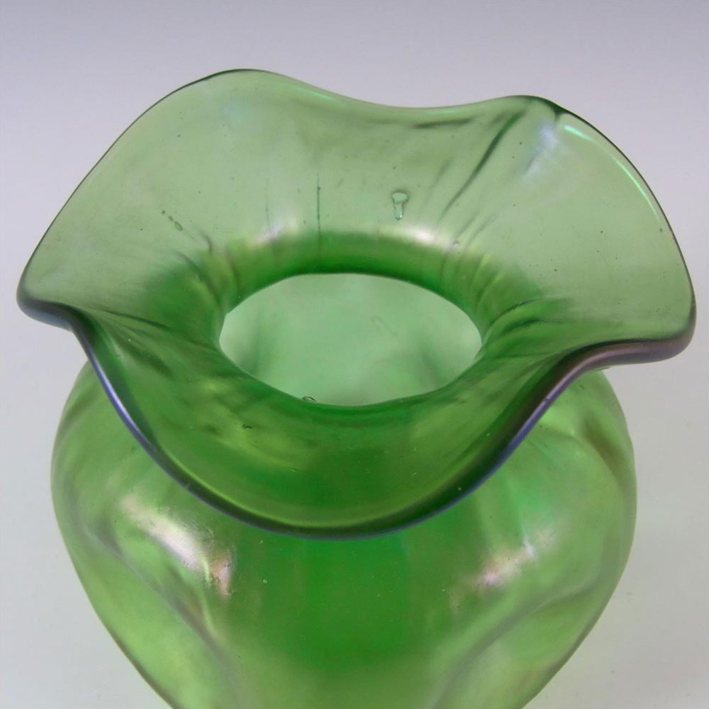 Loetz / Lötz Art Nouveau 1900's Glass Creta Glatt Vase - Click Image to Close