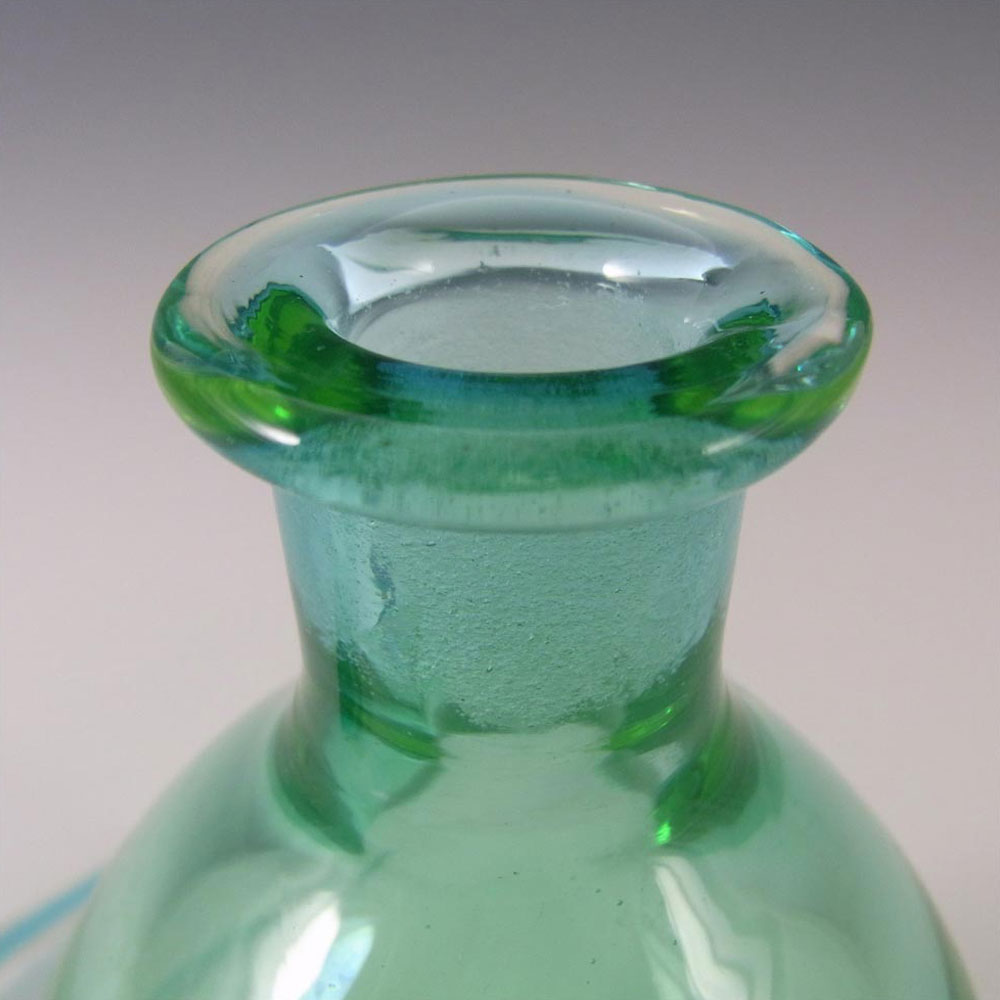 (image for) Murano Uranium Green Sommerso Glass Decorative Bottle - Click Image to Close