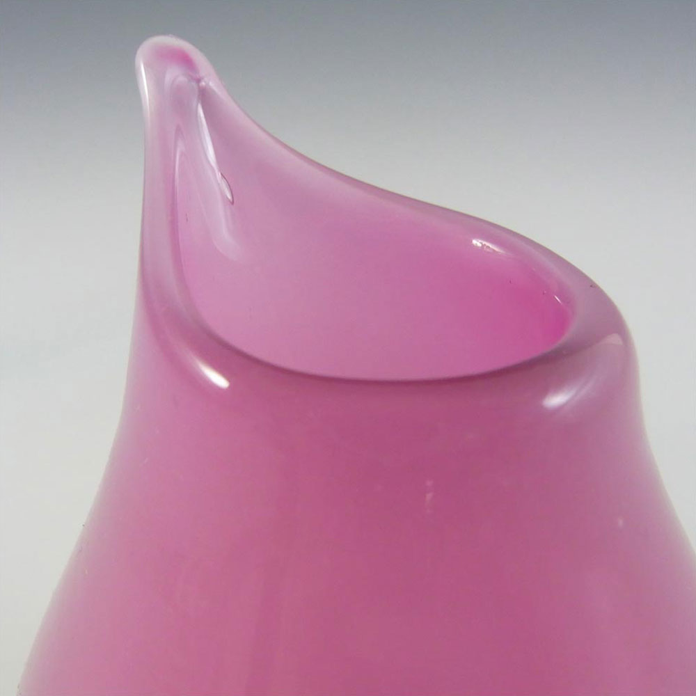 (image for) Murano/Venetian Italian Pink Alabastro Glass Vase - Click Image to Close