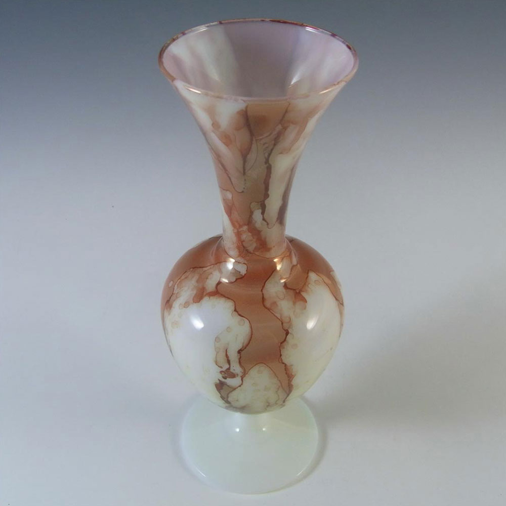 (image for) Stelvia Italian Empoli 'Fatto A Mano' Glass Vase - Click Image to Close