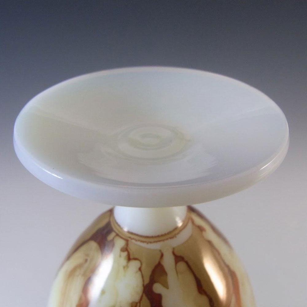 Stelvia Italian Empoli 'Fatto A Mano' Glass Vase - Click Image to Close