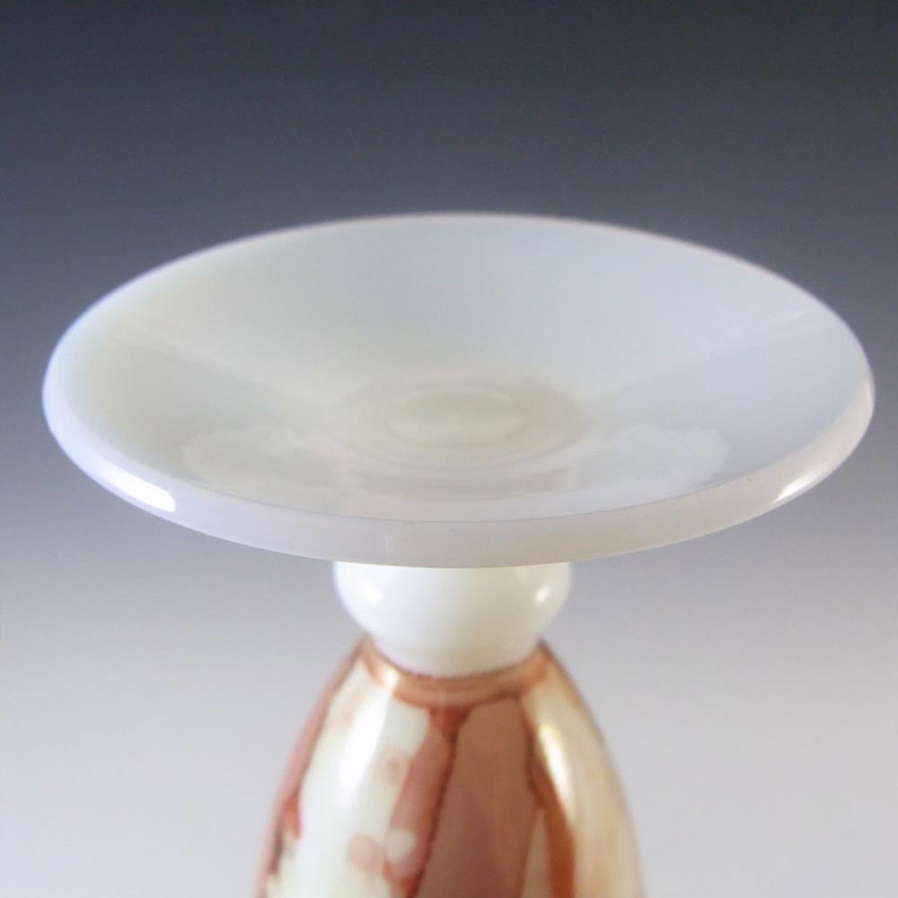 (image for) Stelvia Italian Empoli 'Fatto A Mano' Glass Vase - Label - Click Image to Close
