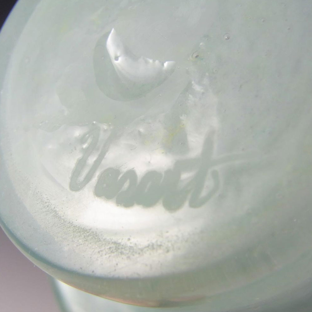 (image for) Vasart Signed Scottish Green Mottled Glass Bowl B033 - Click Image to Close