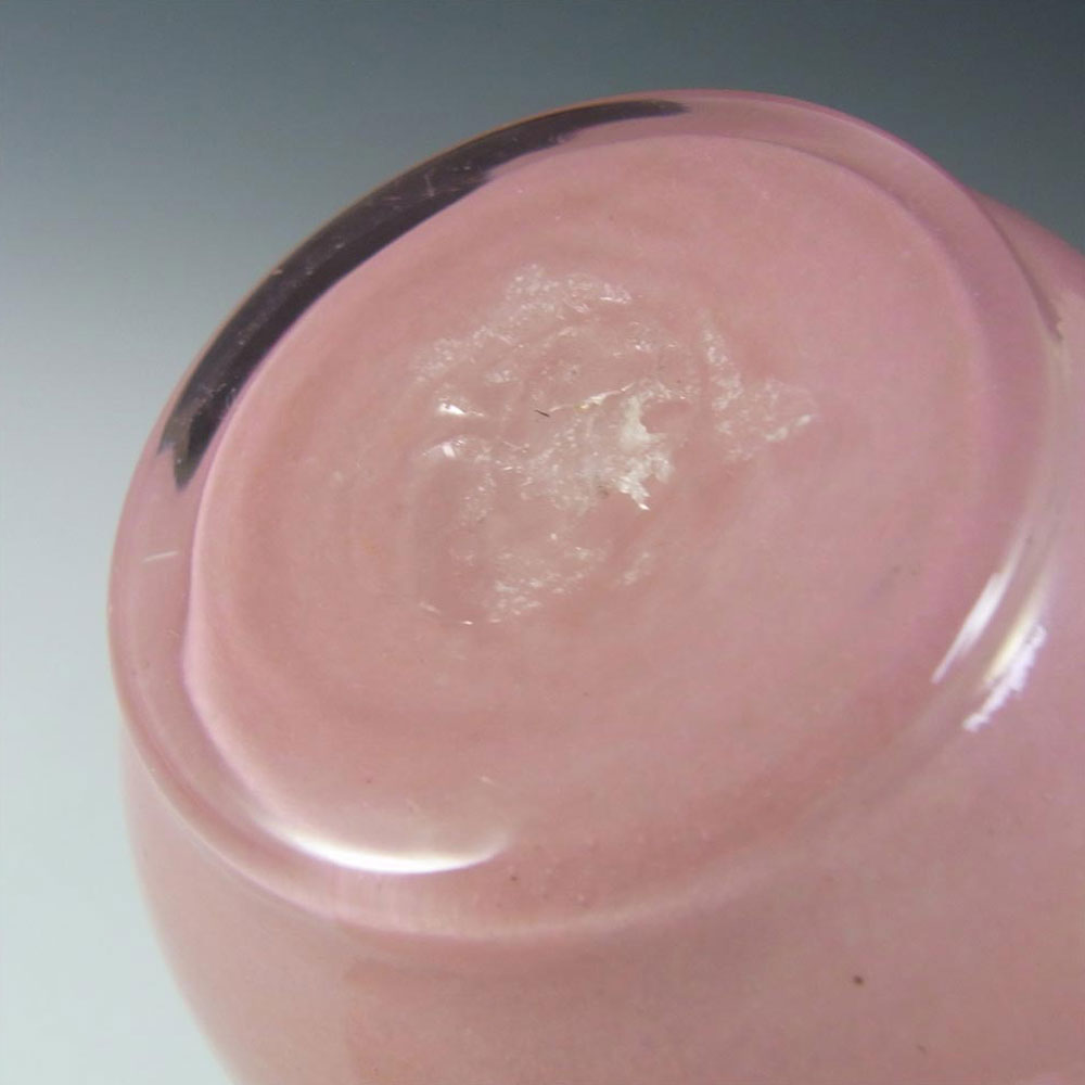 (image for) Vasart or Strathearn Pink & Purple Mottled Glass Vase V029 - Click Image to Close