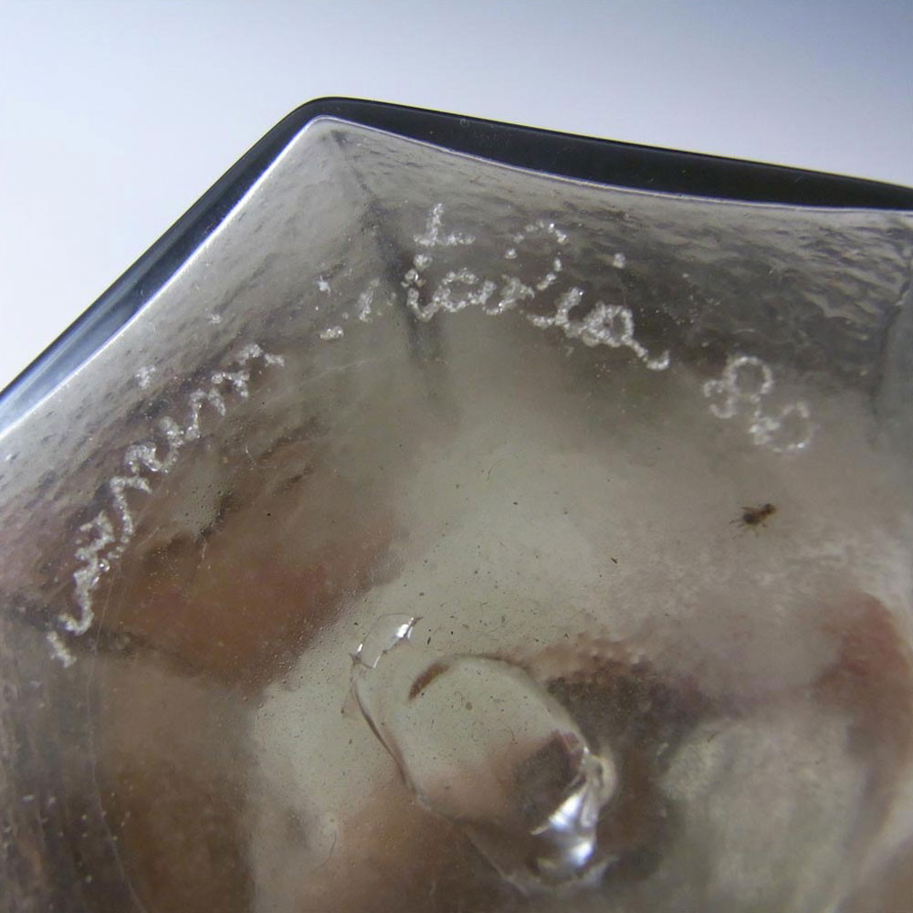 (image for) Venini Murano Smoky Glass 'Vasetti' Vase - Signed '80 - Click Image to Close