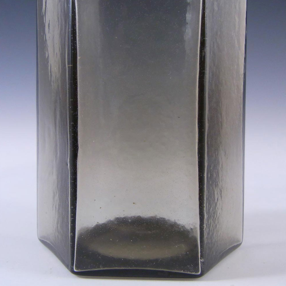 Venini Murano Smoky Glass 'Vasetti' Vase - Signed '80 - Click Image to Close
