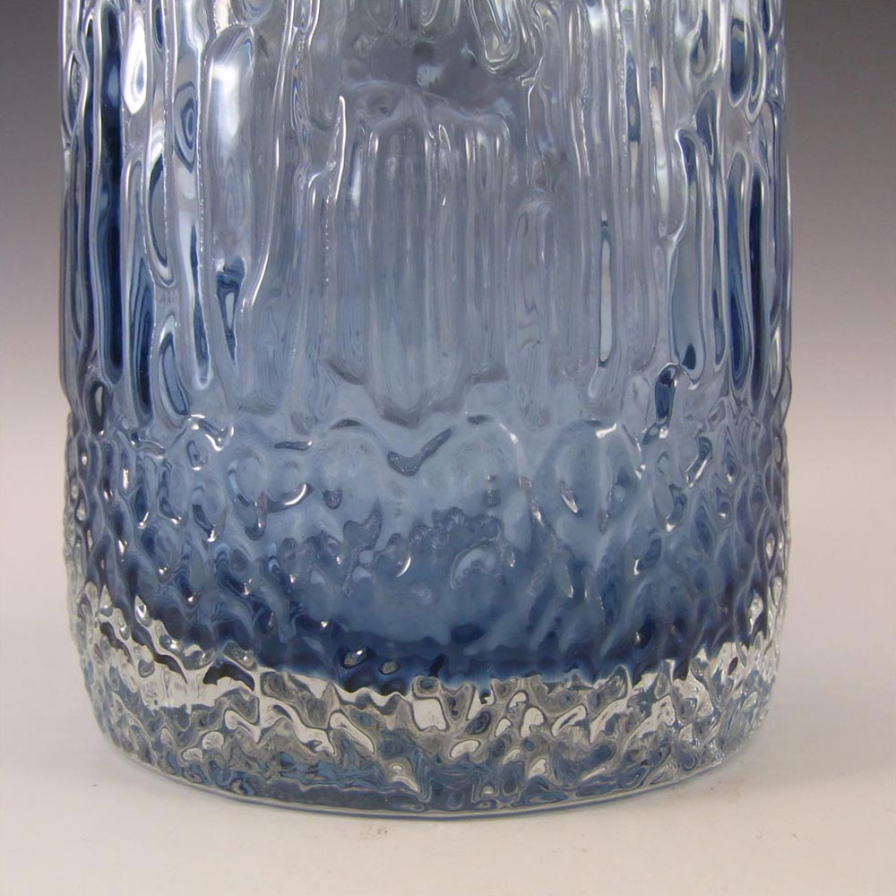 (image for) Wedgwood Blue Glass Textured Vase by Ronald Stennett-Willson - Click Image to Close