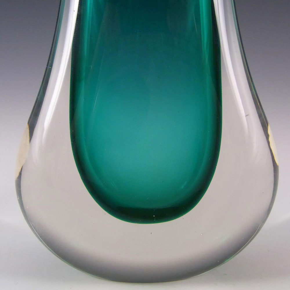 Whitefriars #9572 Baxter Green Glass Teardrop Vase - Click Image to Close