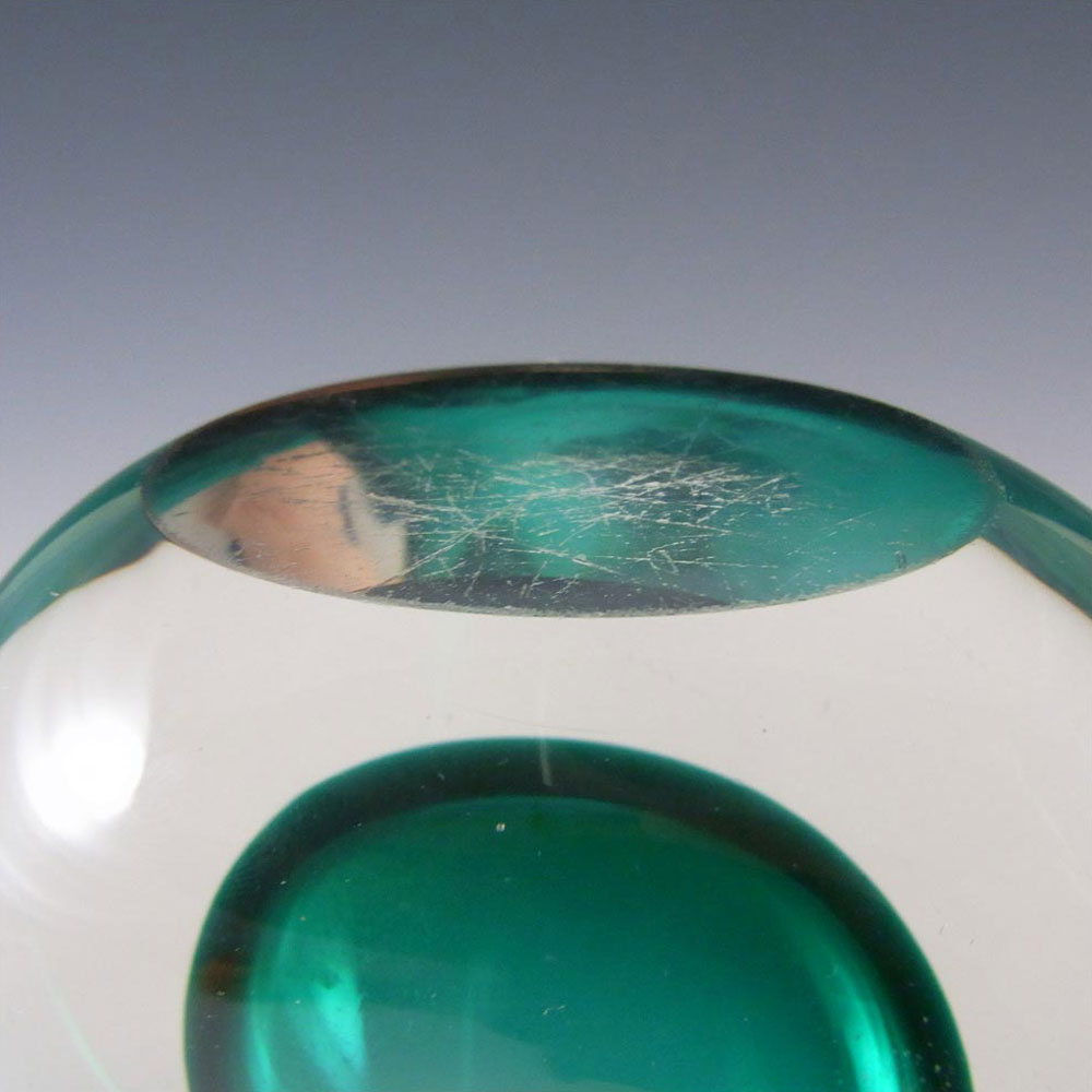Whitefriars #9572 Baxter Green Glass Teardrop Vase - Click Image to Close