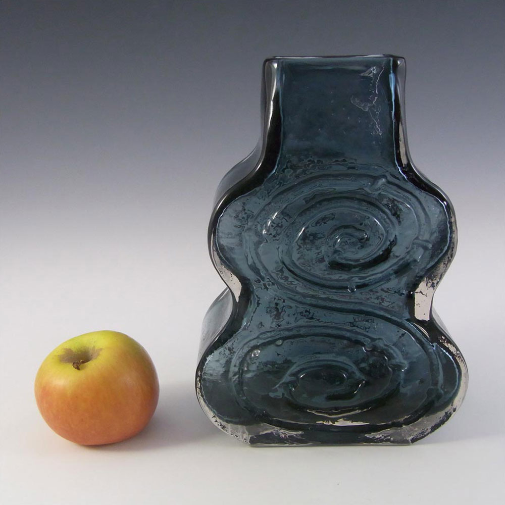 (image for) Whitefriars #9675 Baxter Indigo Textured Glass Cello Vase - Click Image to Close