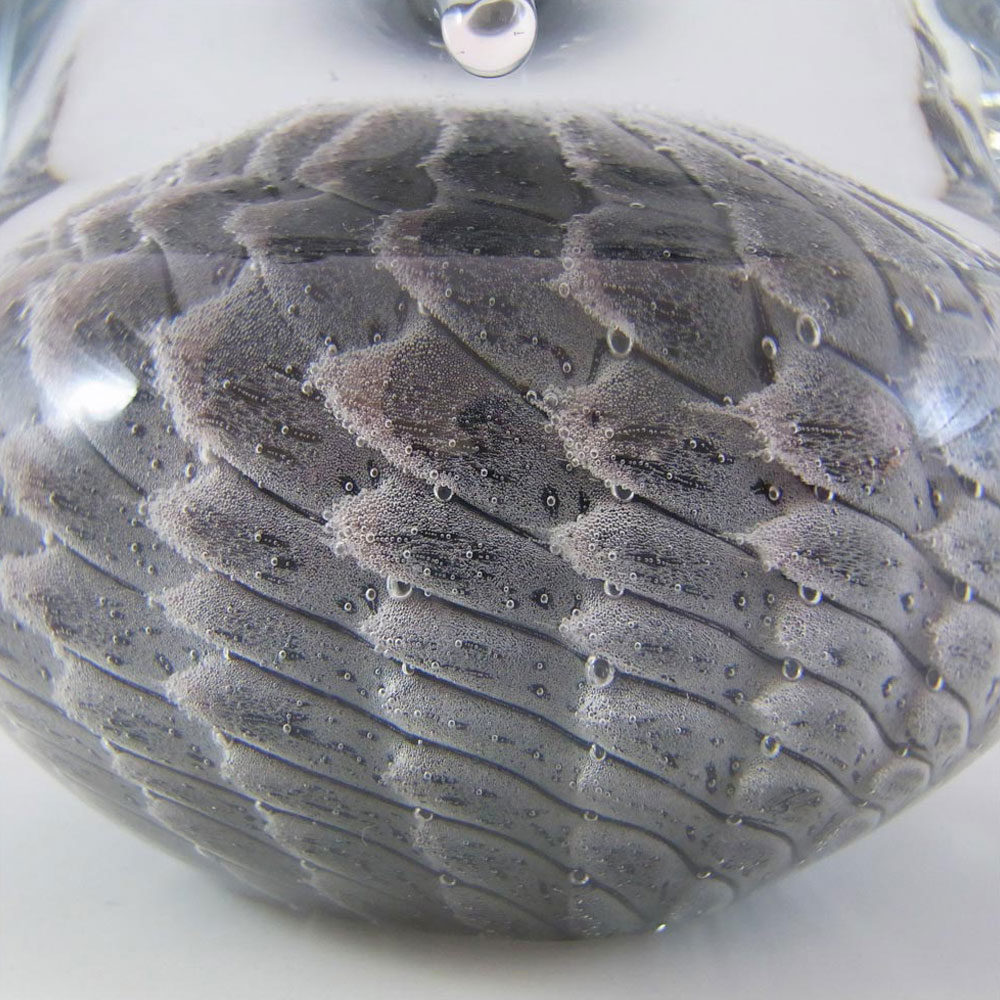 (image for) FM Konstglas/Marcolin Fumato Glass Owl - Signed - Click Image to Close